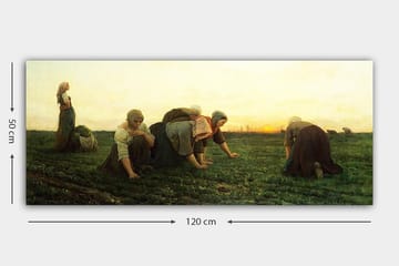Canvasbilde YTY People Flerfarget - 120x50 cm - Interiør - Maleri & posters - Lerretsbilder