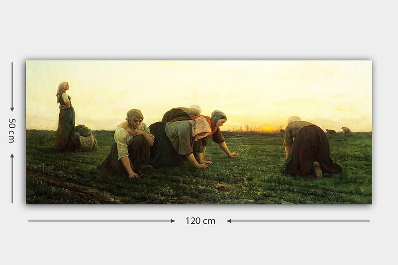 Canvasbilde YTY People Flerfarget - 120x50 cm - Interiør - Maleri & posters - Lerretsbilder