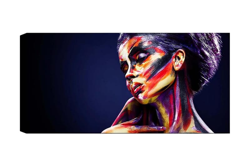 Canvasbilde YTY People Flerfarget - 120x50 cm - Interiør - Maleri & posters - Lerretsbilder