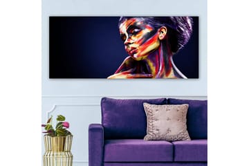 Canvasbilde YTY People Flerfarget - 120x50 cm - Interiør - Maleri & posters - Lerretsbilder