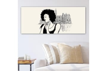 Canvasbilde YTY People Flerfarget - 120x50 cm - Interiør - Maleri & posters - Lerretsbilder