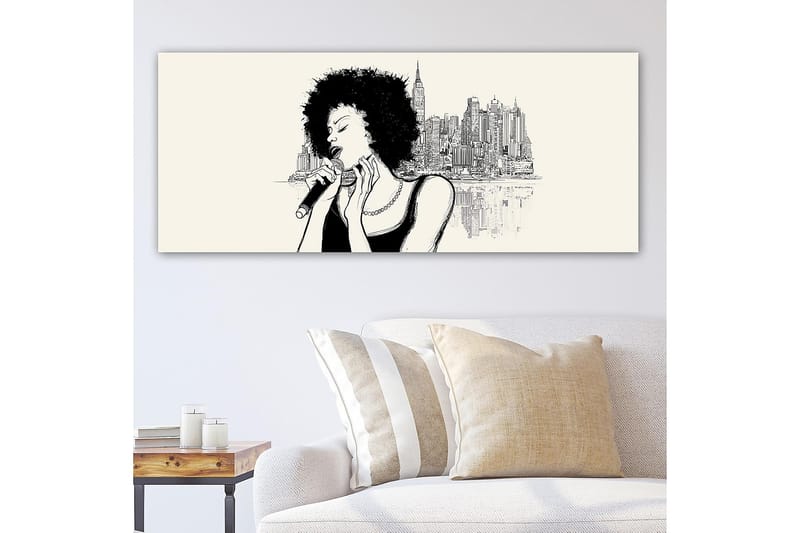 Canvasbilde YTY People Flerfarget - 120x50 cm - Interiør - Maleri & posters - Lerretsbilder