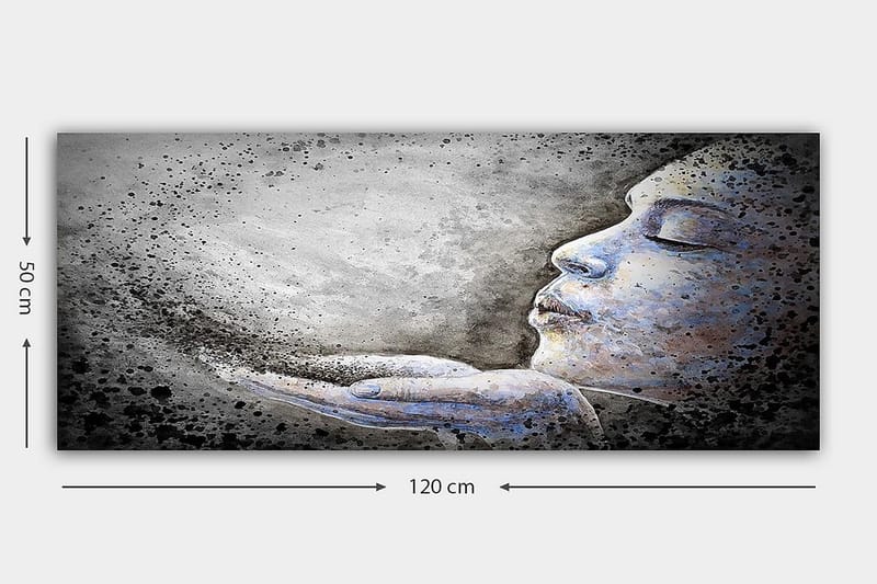 Canvasbilde YTY People Flerfarget - 120x50 cm - Interiør - Maleri & posters - Lerretsbilder