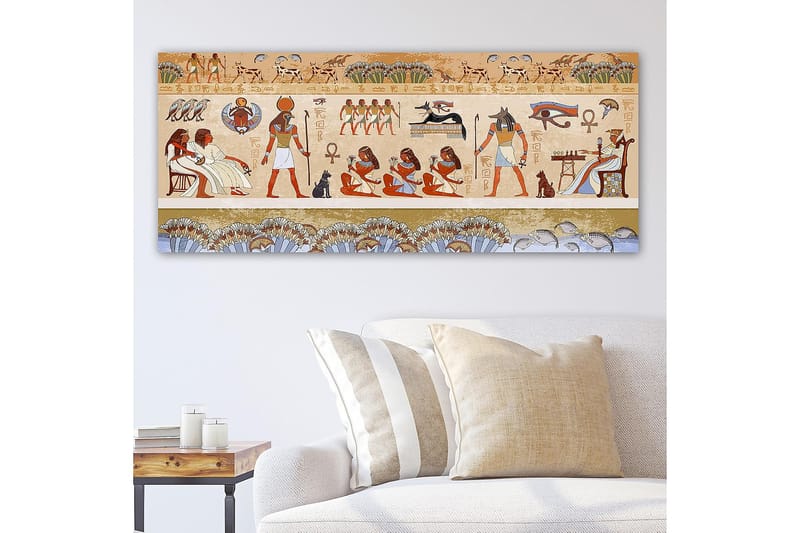 Canvasbilde YTY People Flerfarget - 120x50 cm - Interiør - Maleri & posters - Lerretsbilder