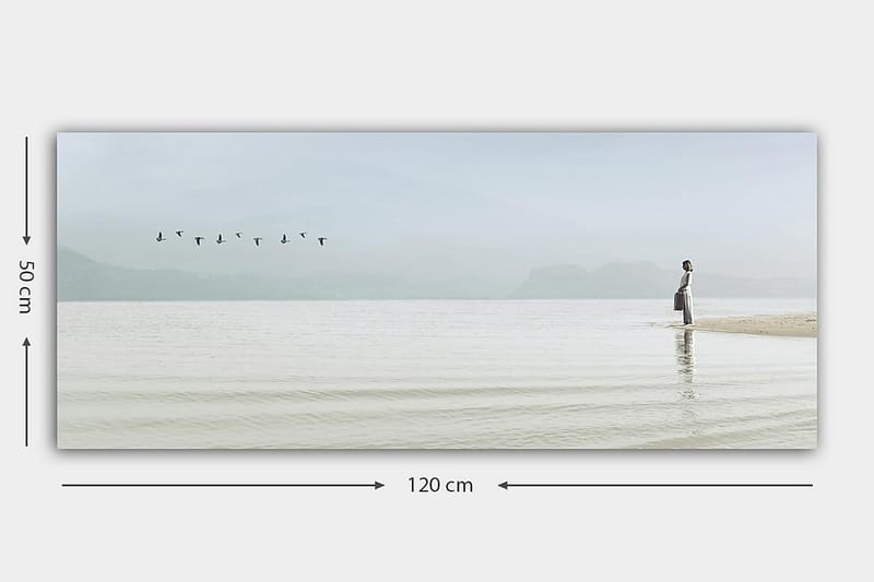 Canvasbilde YTY People Flerfarget - 120x50 cm - Interiør - Maleri & posters - Lerretsbilder