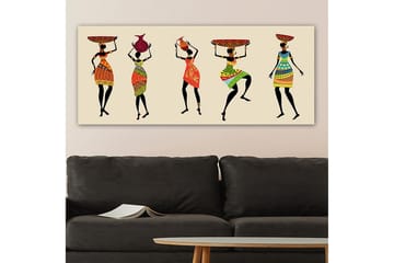 Canvasbilde YTY People Flerfarget - 120x50 cm - Interiør - Maleri & posters - Lerretsbilder