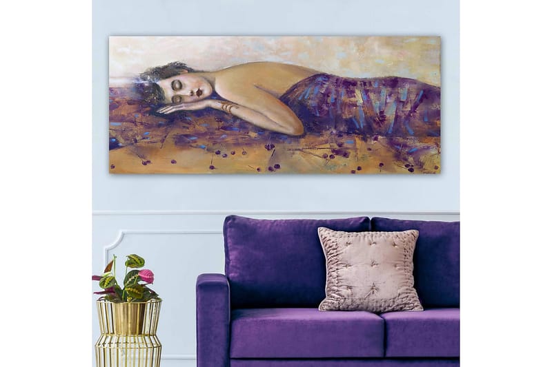 Canvasbilde YTY People Flerfarget - 120x50 cm - Interiør - Maleri & posters - Lerretsbilder