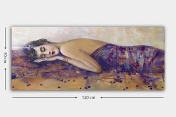 Canvasbilde YTY People Flerfarget - 120x50 cm - Interiør - Maleri & posters - Lerretsbilder