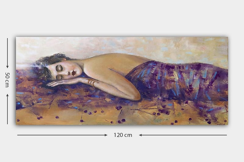 Canvasbilde YTY People Flerfarget - 120x50 cm - Interiør - Maleri & posters - Lerretsbilder