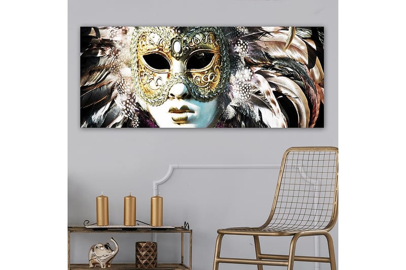 Canvasbilde YTY People Flerfarget - 120x50 cm - Interiør - Maleri & posters - Lerretsbilder