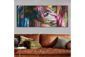 Canvasbilde YTY People Flerfarget - 120x50 cm - Interiør - Maleri & posters - Lerretsbilder