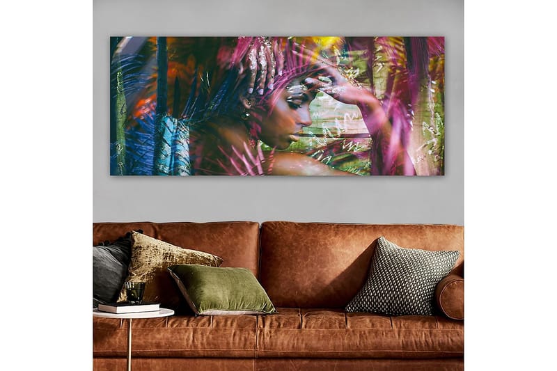 Canvasbilde YTY People Flerfarget - 120x50 cm - Interiør - Maleri & posters - Lerretsbilder