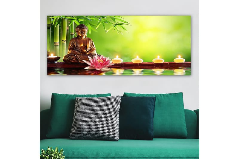 Canvasbilde YTY People Flerfarget - 120x50 cm - Interiør - Maleri & posters - Lerretsbilder