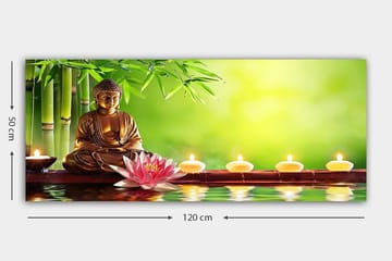 Canvasbilde YTY People Flerfarget - 120x50 cm - Interiør - Maleri & posters - Lerretsbilder