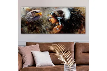 Canvasbilde YTY People Flerfarget - 120x50 cm - Interiør - Maleri & posters - Lerretsbilder