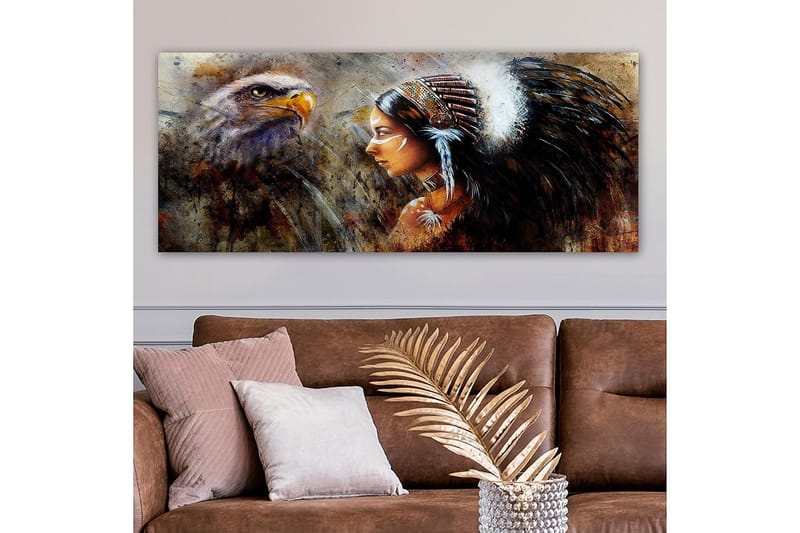 Canvasbilde YTY People Flerfarget - 120x50 cm - Interiør - Maleri & posters - Lerretsbilder