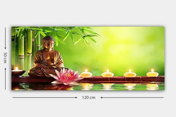 Canvasbilde YTY People Flerfarget - 120x50 cm - Interiør - Maleri & posters - Lerretsbilder