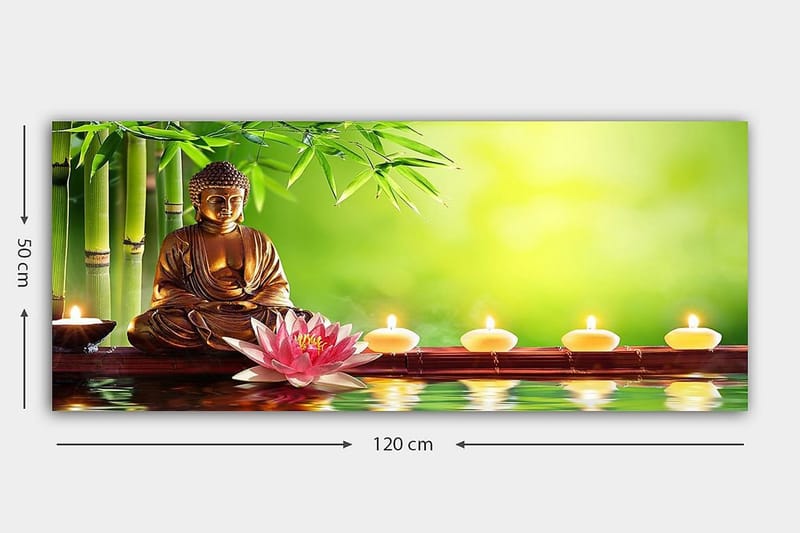 Canvasbilde YTY People Flerfarget - 120x50 cm - Interiør - Maleri & posters - Lerretsbilder