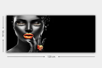 Canvasbilde YTY People Flerfarget - 120x50 cm - Interiør - Maleri & posters - Lerretsbilder