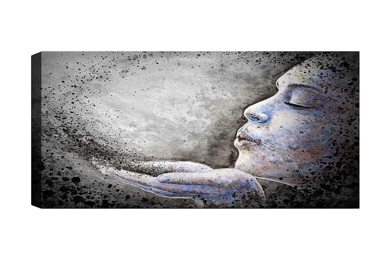 Canvasbilde YTY People Flerfarget, 120x50 cm