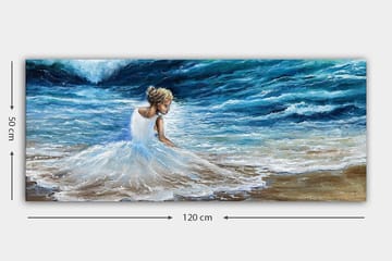 Canvasbilde YTY People Flerfarget - 120x50 cm - Interiør - Maleri & posters - Lerretsbilder