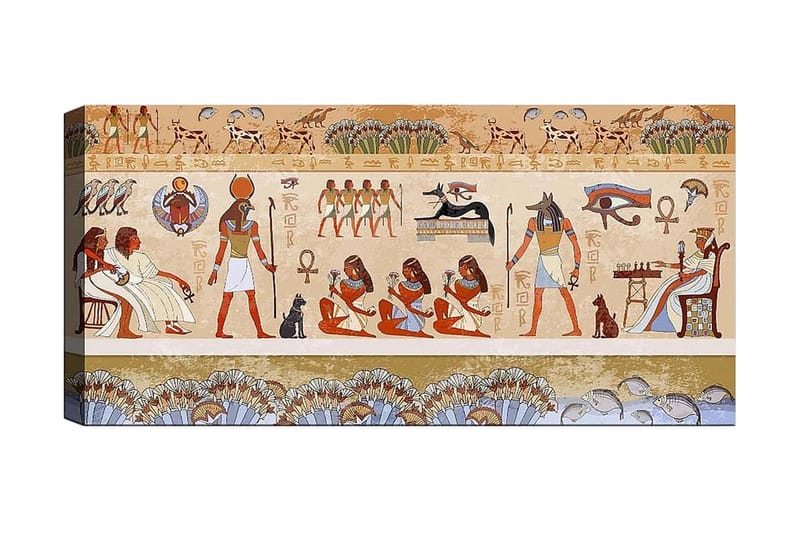 Canvasbilde YTY People Flerfarget, 120x50 cm