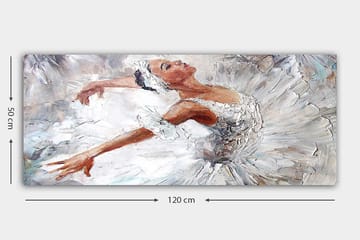 Canvasbilde YTY People Flerfarget - 120x50 cm - Interiør - Maleri & posters - Lerretsbilder