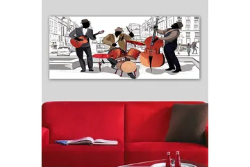 Canvasbilde YTY People Flerfarget - 120x50 cm - Interiør - Maleri & posters - Lerretsbilder