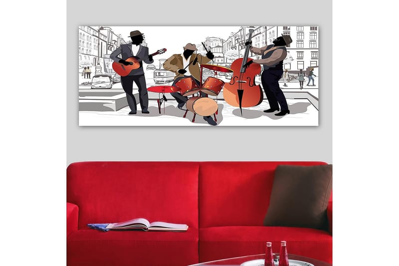 Canvasbilde YTY People Flerfarget - 120x50 cm - Interiør - Maleri & posters - Lerretsbilder