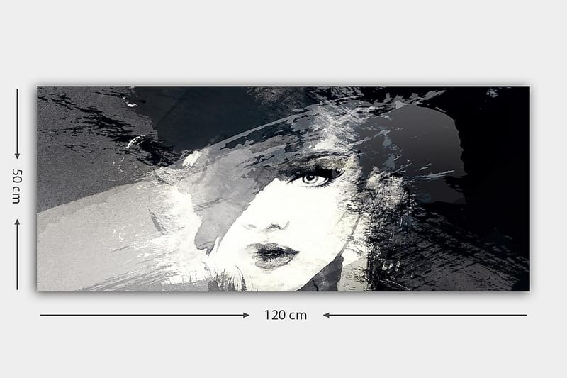 Canvasbilde YTY People Flerfarget - 120x50 cm - Interiør - Maleri & posters - Lerretsbilder