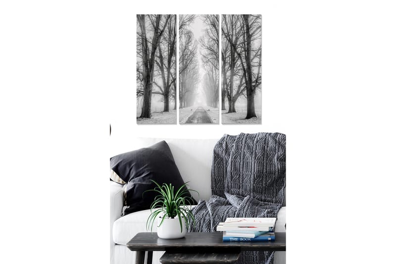Canvastavla Colorful 3-pk Flerfarget - 22x05 cm - Interiør - Maleri & posters - Lerretsbilder