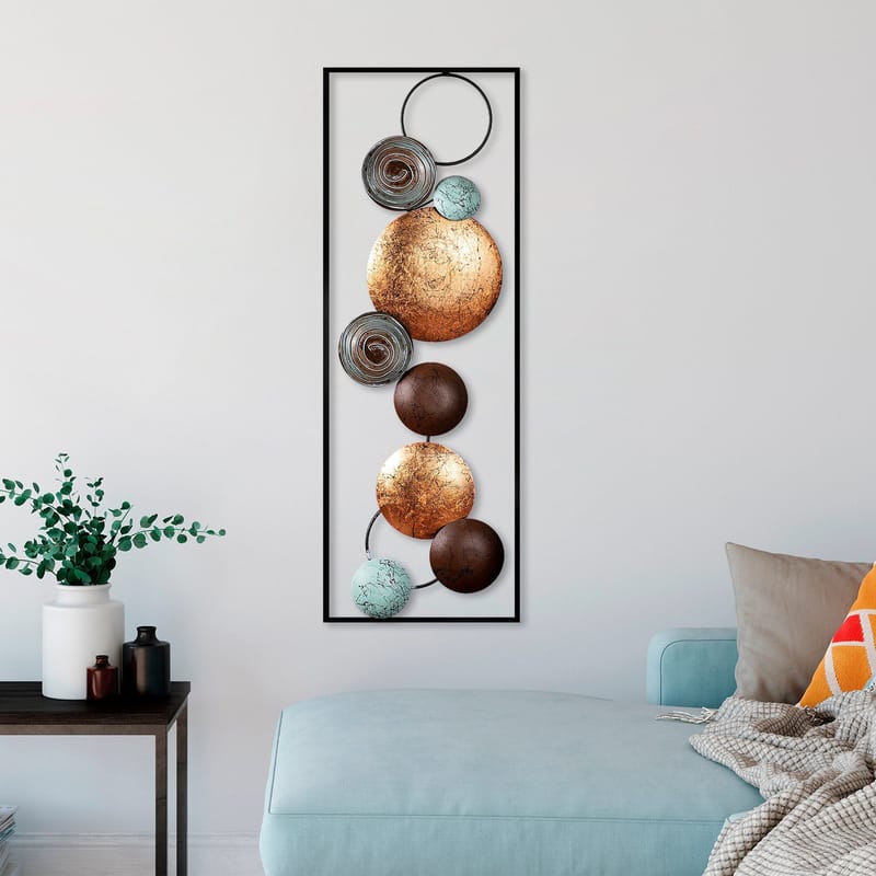 Decorative Metal Wall Accessory Wallxpert - Interiør - Maleri & posters - Lerretsbilder