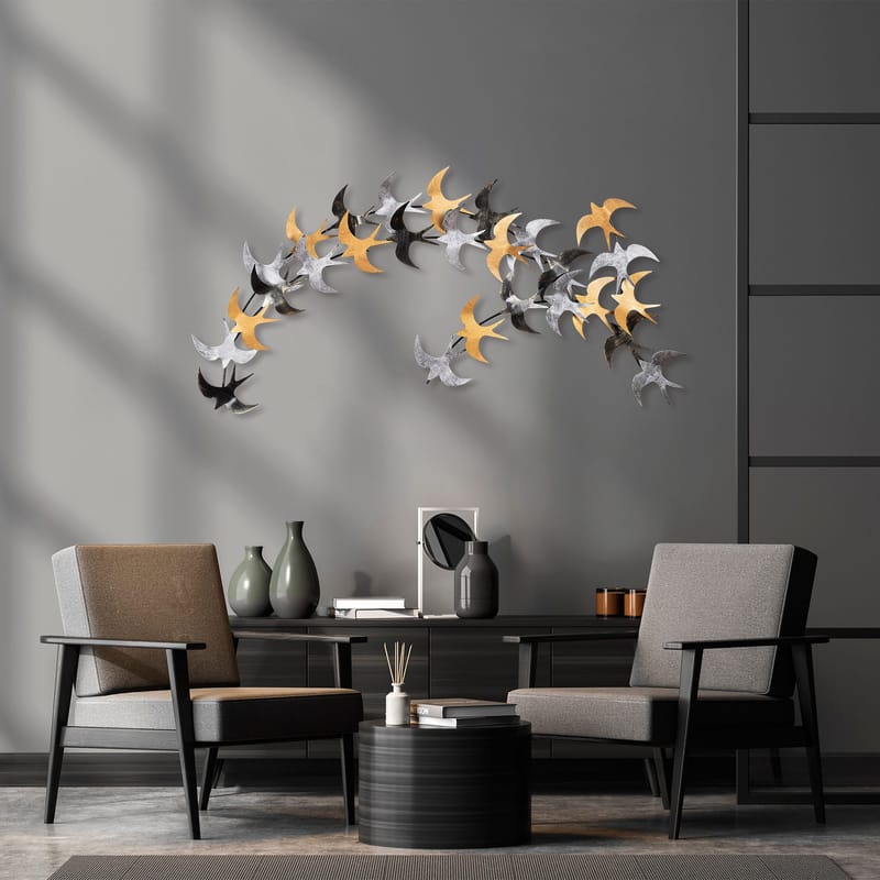 Decorative Metal Wall Accessory Wallxpert - Interiør - Maleri & posters - Lerretsbilder