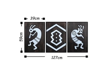 Dekorasjon Trebilder - Interiør - Maleri & posters - Lerretsbilder