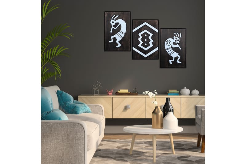 Dekorasjon Trebilder - Interiør - Maleri & posters - Lerretsbilder