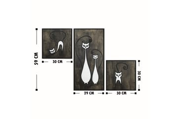 Dekorasjon Trebilder - Interiør - Maleri & posters - Lerretsbilder