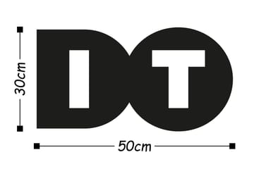 Dekorasjon Veggtekst - Interiør - Maleri & posters - Lerretsbilder