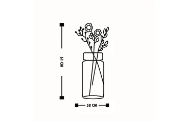 Dekorasjon Veggtekst - Interiør - Maleri & posters - Lerretsbilder