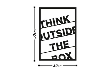 Dekorasjon Veggtekst - Interiør - Maleri & posters - Lerretsbilder