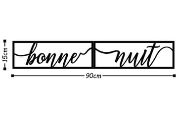 Dekorasjon Veggtekst - Interiør - Maleri & posters - Lerretsbilder