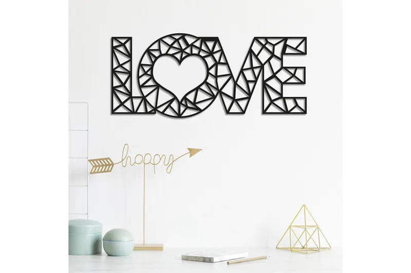 Dekorasjon Veggtekst - Interiør - Maleri & posters - Lerretsbilder