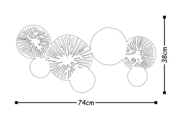 Dekorasjon Veggtekst - Interiør - Maleri & posters - Lerretsbilder