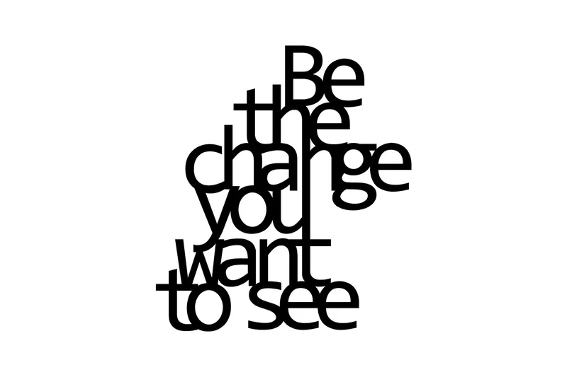 Dekorasjon Veggtekst