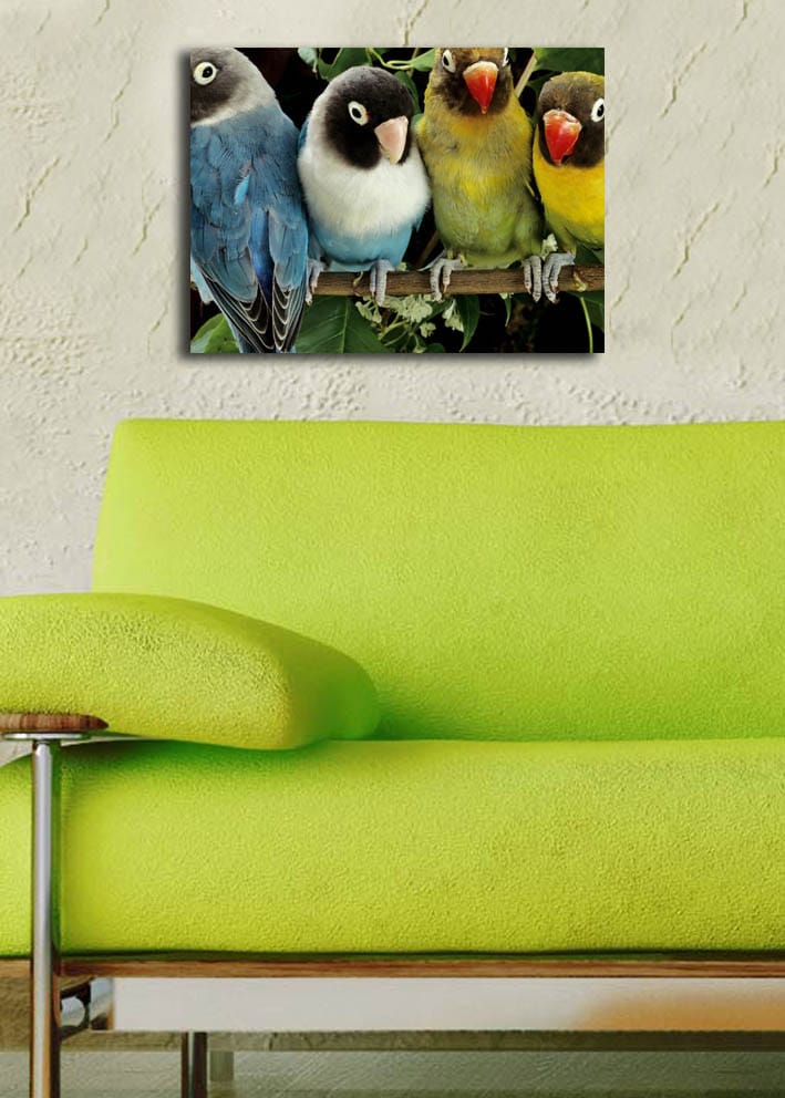 Dekorativ Canvasbilde 28x38 cm - Flerfarget - Interiør - Maleri & posters - Lerretsbilder