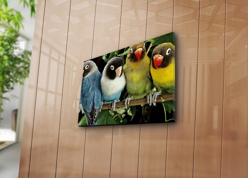 Dekorativ Canvasbilde 28x38 cm - Flerfarget - Interiør - Maleri & posters - Lerretsbilder