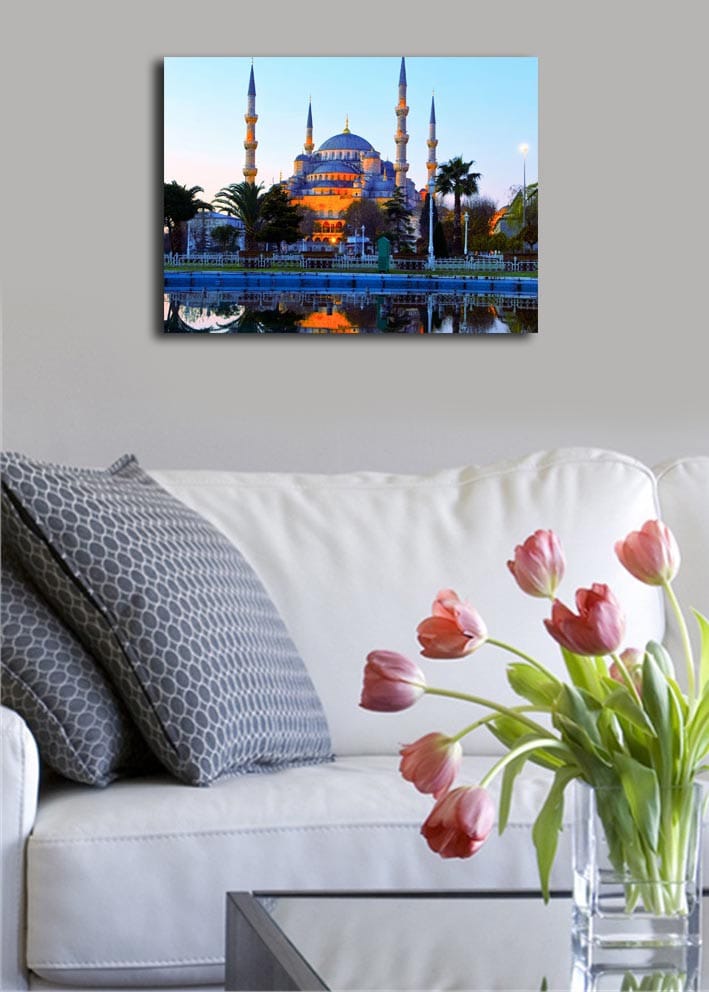 Dekorativ Canvasbilde 28x38 cm - Flerfarget - Interiør - Maleri & posters - Lerretsbilder