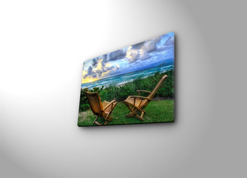 Dekorativ Canvasbilde 28x38 cm - Flerfarget - Interiør - Maleri & posters - Lerretsbilder