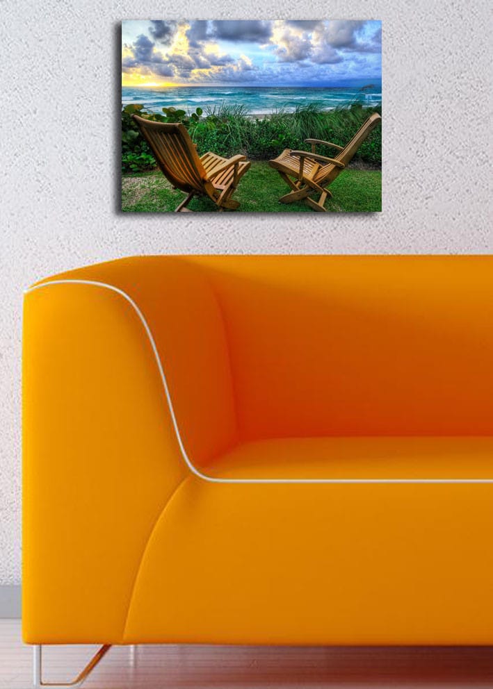 Dekorativ Canvasbilde 28x38 cm - Flerfarget - Interiør - Maleri & posters - Lerretsbilder