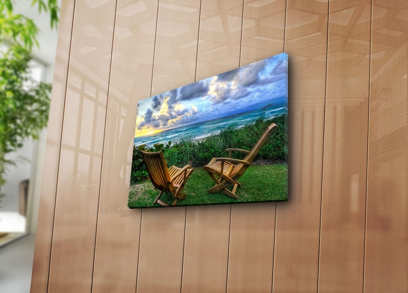 Dekorativ Canvasbilde 28x38 cm - Flerfarget - Interiør - Maleri & posters - Lerretsbilder