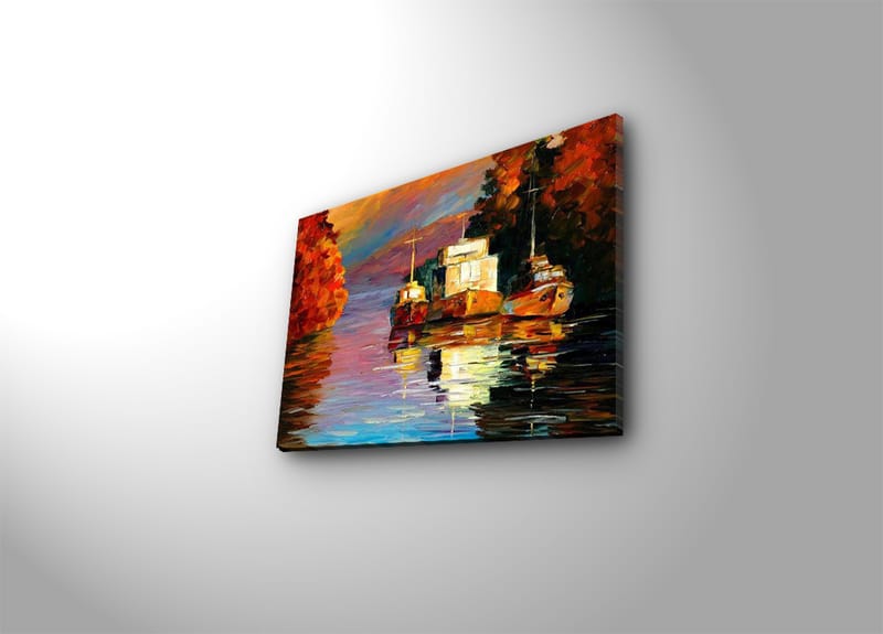 Dekorativ Canvasbilde 28x38 cm - Flerfarget - Interiør - Maleri & posters - Lerretsbilder